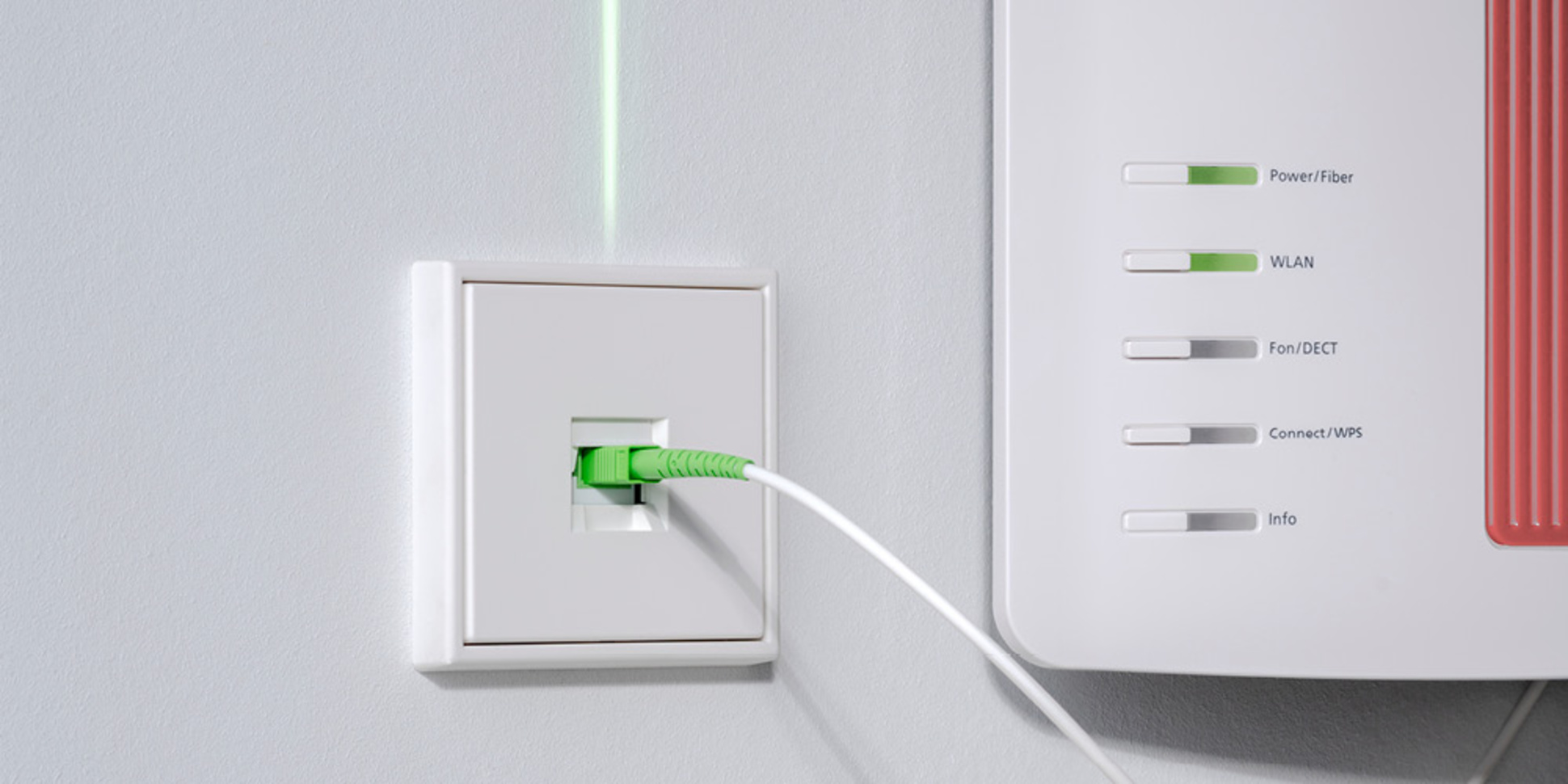 Die neuen Glasfaser-Anschlussdosen bei Elektro Kotz in Maihingen